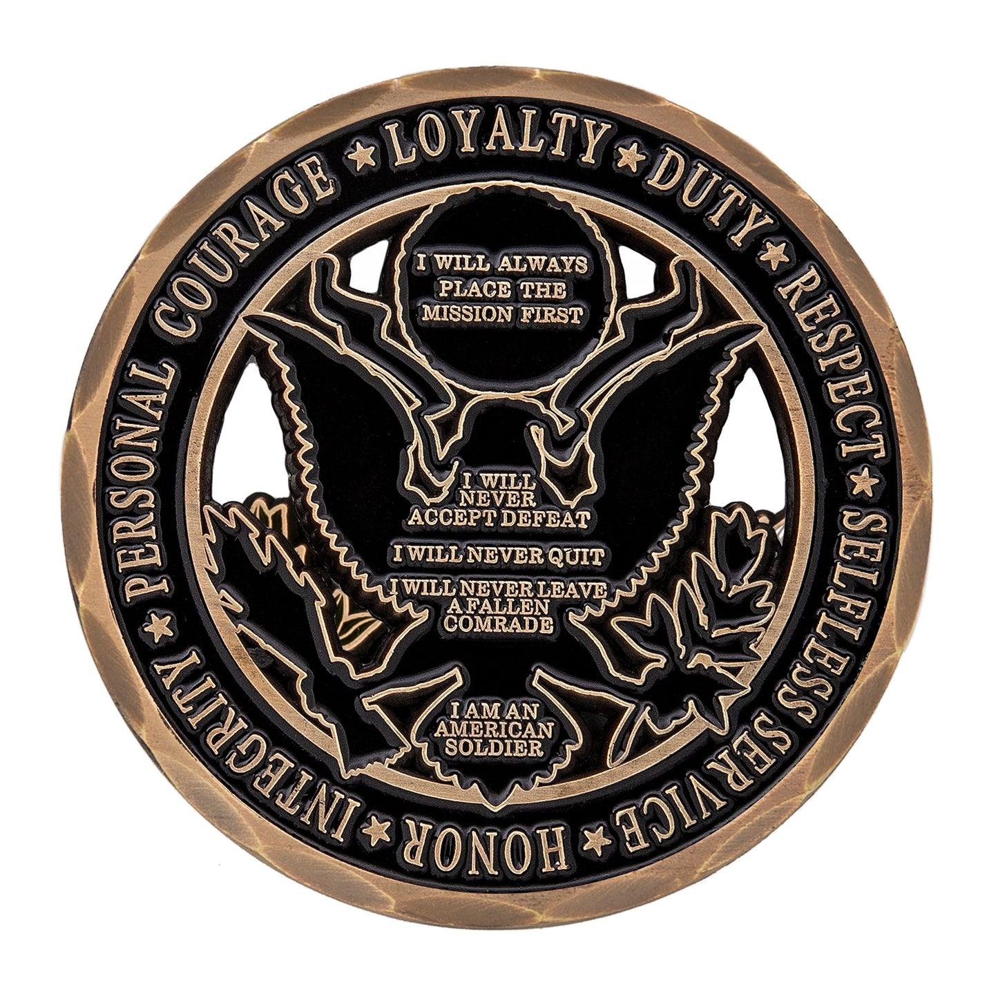 United States Army Values Coin-Army Coins for Soldiers