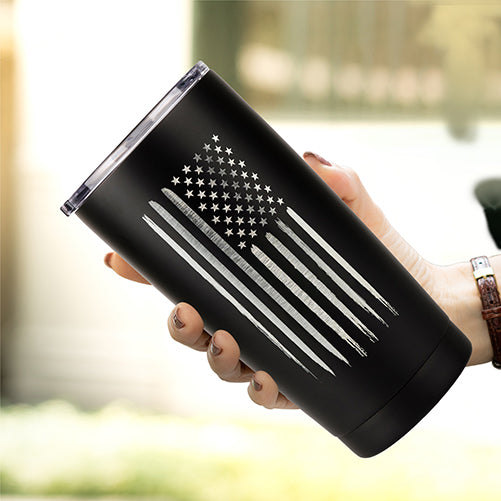 20oz American Flag Tumbler - Insulated Stainless Steel