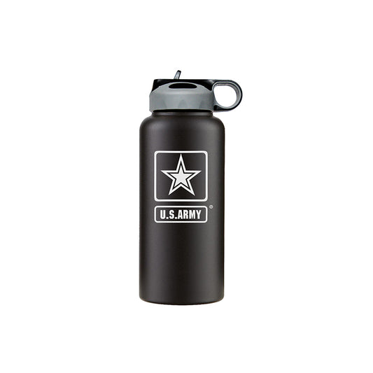 32 oz Army Double Wall Vacuum Insulated Stainless Steel Army Water Bottle