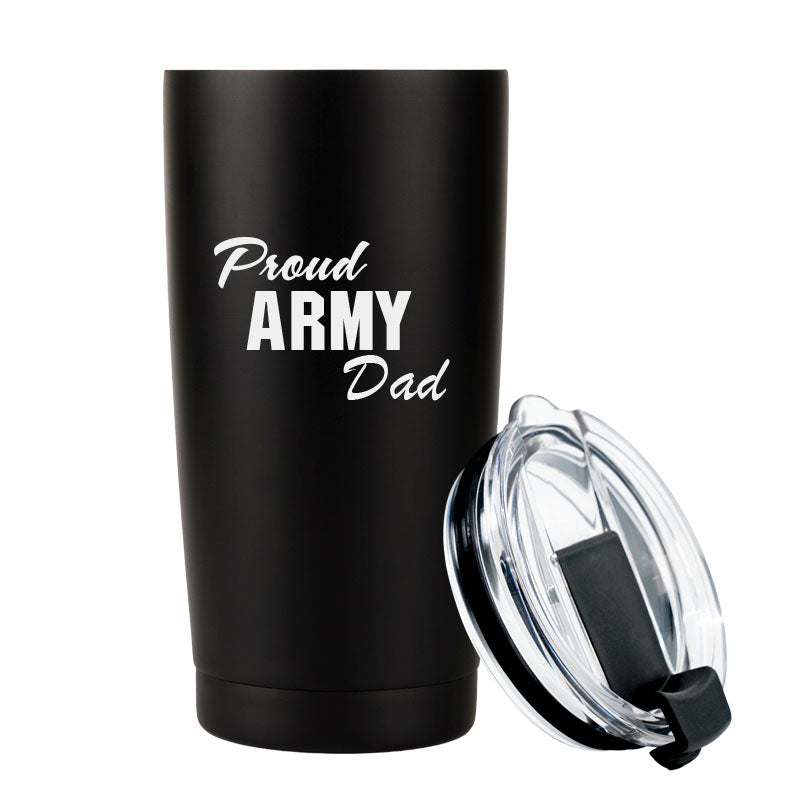 20oz Proud Army Family Tumbler - Insulated Stainless Steel