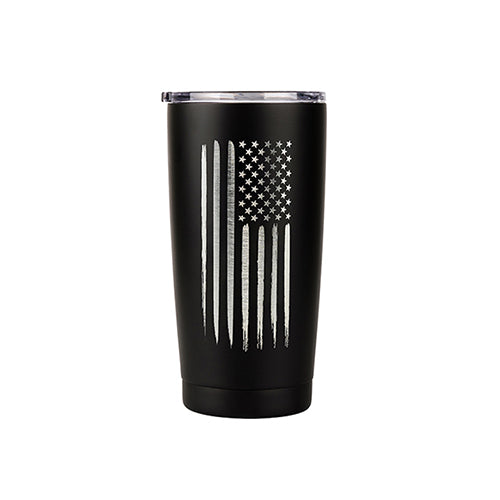 20oz American Flag Tumbler - Insulated Stainless Steel