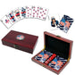 American Flag Playing Cards with Dice USA Gift Set