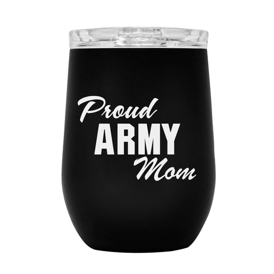 Proud Army Family Wine Tumbler