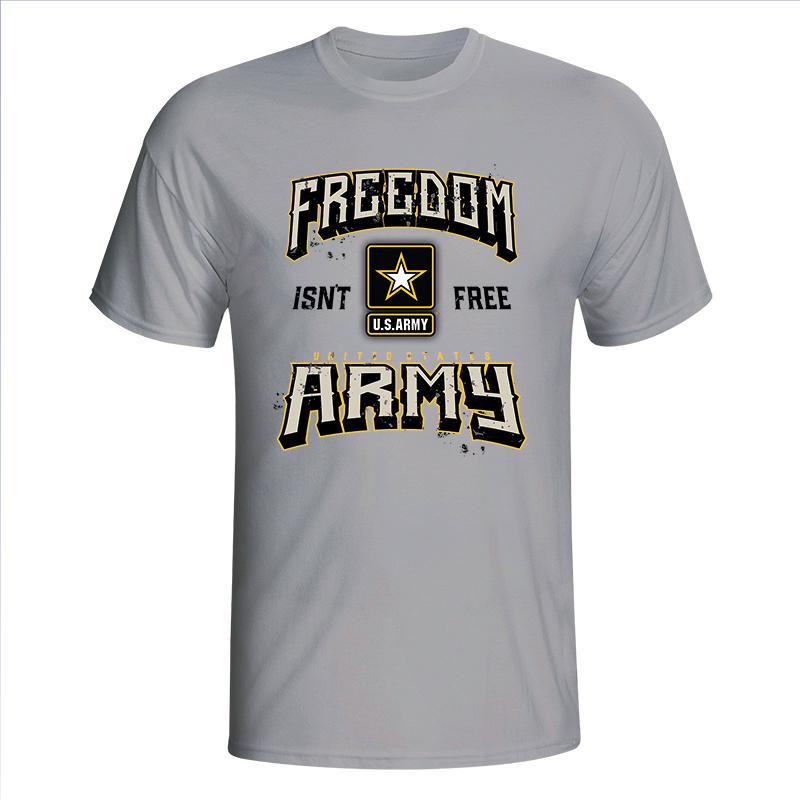 Army Freedom Isn't Free Grey T-Shirt