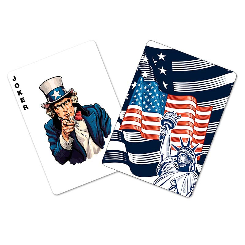 American Flag Playing Cards with Dice USA Gift Set