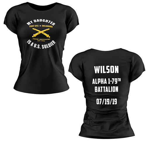 Women's Custom Army Family Day T-shirts